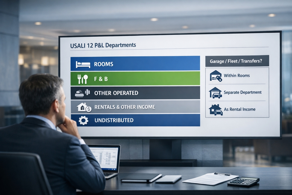 Департаменты в USALI 12