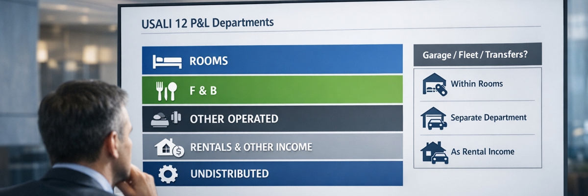 Департаменты в USALI 12