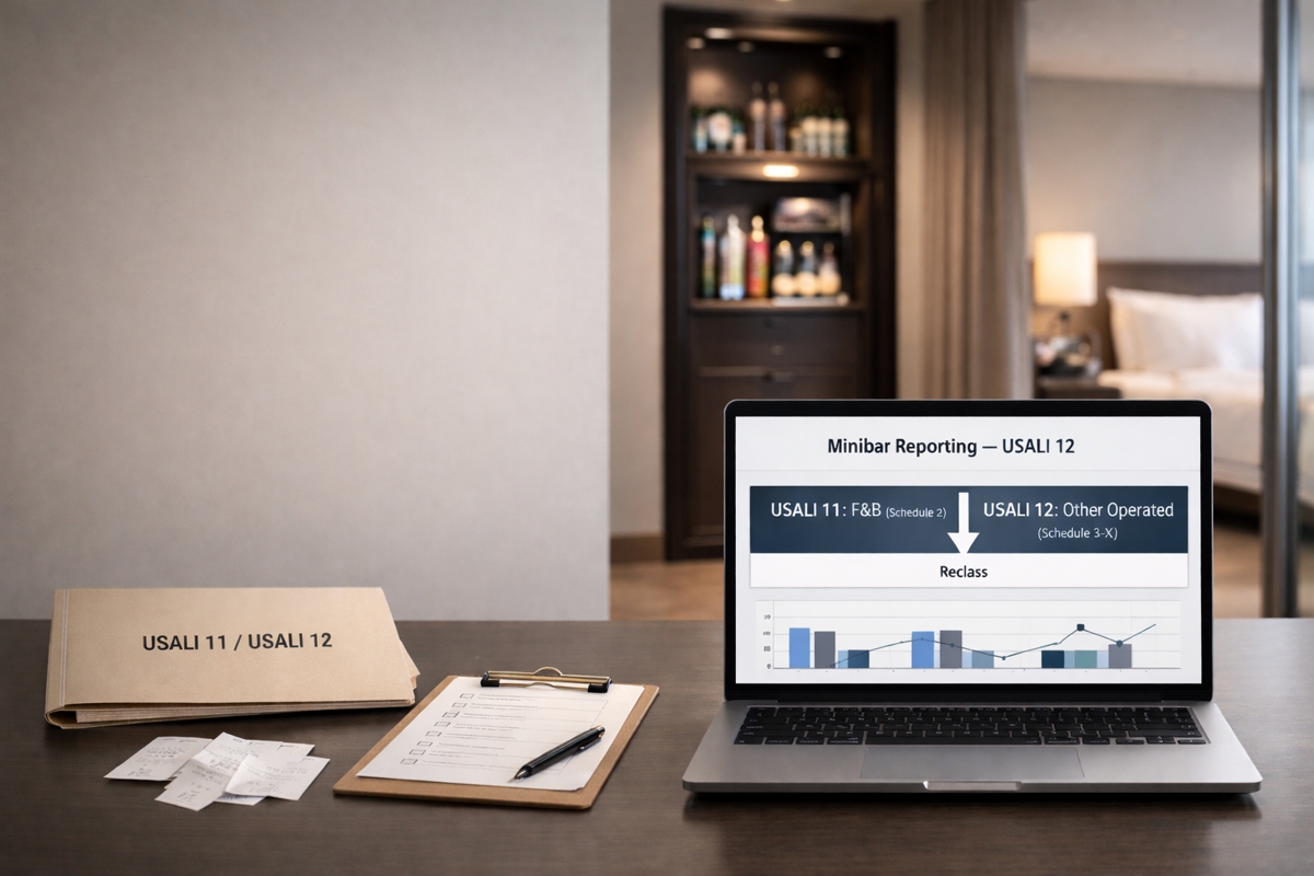 Учет минибаров USALI 12